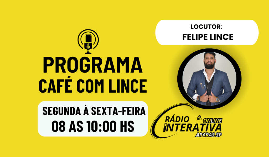PROGRAMA CAFÉ COM LINCE – AO VIVO